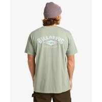 Arch Wave Washed T-Shirt für Männer Grey Green