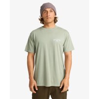 Arch Wave Washed T-Shirt für Männer Grey Green