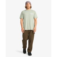 Arch Wave Washed T-Shirt für Männer Grey Green