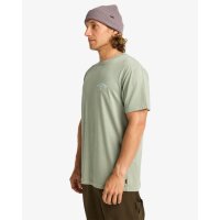 Arch Wave Washed T-Shirt für Männer Grey Green
