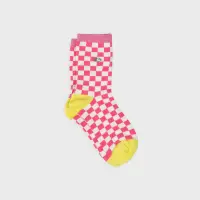 Striped combed cotton socks