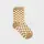 Striped combed cotton socks