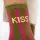 Striped combed cotton socks