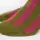 Striped combed cotton socks