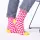 Striped combed cotton socks
