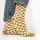 Striped combed cotton socks