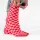 Striped combed cotton socks