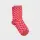 Striped combed cotton socks