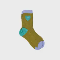 Socken mit Herz aus Baumwolle für Frauen