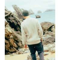 Cable Sweater Ivory Heather