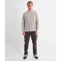 Cable Sweater Ivory Heather