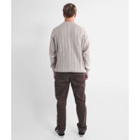 Cable Sweater Ivory Heather