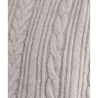 Cable Sweater Ivory Heather