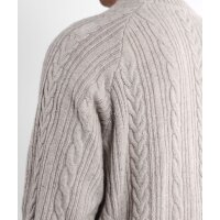 Cable Sweater Ivory Heather