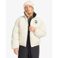Cozy Puffer Kurze Pufferjacke für Frauen Black Pebble