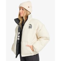 Cozy Puffer Kurze Pufferjacke für Frauen Black Pebble