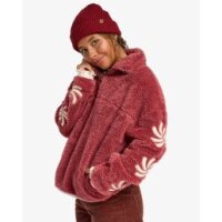Sun Fun Fleece Pullover mit Reißverschlusskragen für Frauen