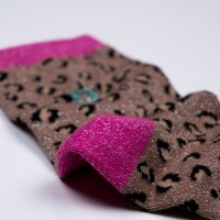 Glitzer Socken Black