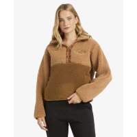 Horizon Mock Neck Teddyfleece mit Halfzip Truffle