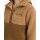 Horizon Mock Neck Teddyfleece mit Halfzip Truffle