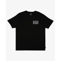 Crayon Wave T-Shirt für Männer Washed Black