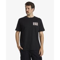 Crayon Wave T-Shirt für Männer Washed Black