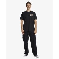 Crayon Wave T-Shirt für Männer Washed Black
