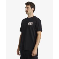Crayon Wave T-Shirt für Männer Washed Black