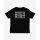 Crayon Wave T-Shirt für Männer Washed Black