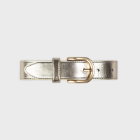 Ledergürtel für Frauen Gold
