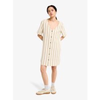 Garrison kurzes Kleid für Frauen bone white lomas stripe