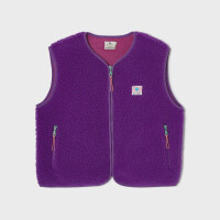 Sherpa Weste für Frauen M Violet