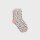 Leopard glitter combed cotton socks Pink and blue