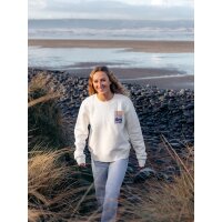 Solace Cropped Crew for Woman White