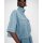 Vita Kurze Oversize Jeansbluse in Stripedblue