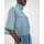 Vita Kurze Oversize Jeansbluse in Stripedblue