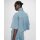 Vita Kurze Oversize Jeansbluse in Stripedblue