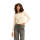 Way out Knit Long Sleeve Top White Cap
