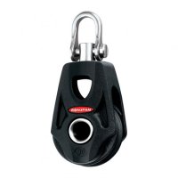 RONSTAN Serie 30 BB Orbit Block, single, swivel shackle head