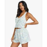 Go West Kurzes Top für Frauen Powder Blue