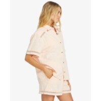 Summers End Kurzärmliges Hemd  für Frauen Soft Peach